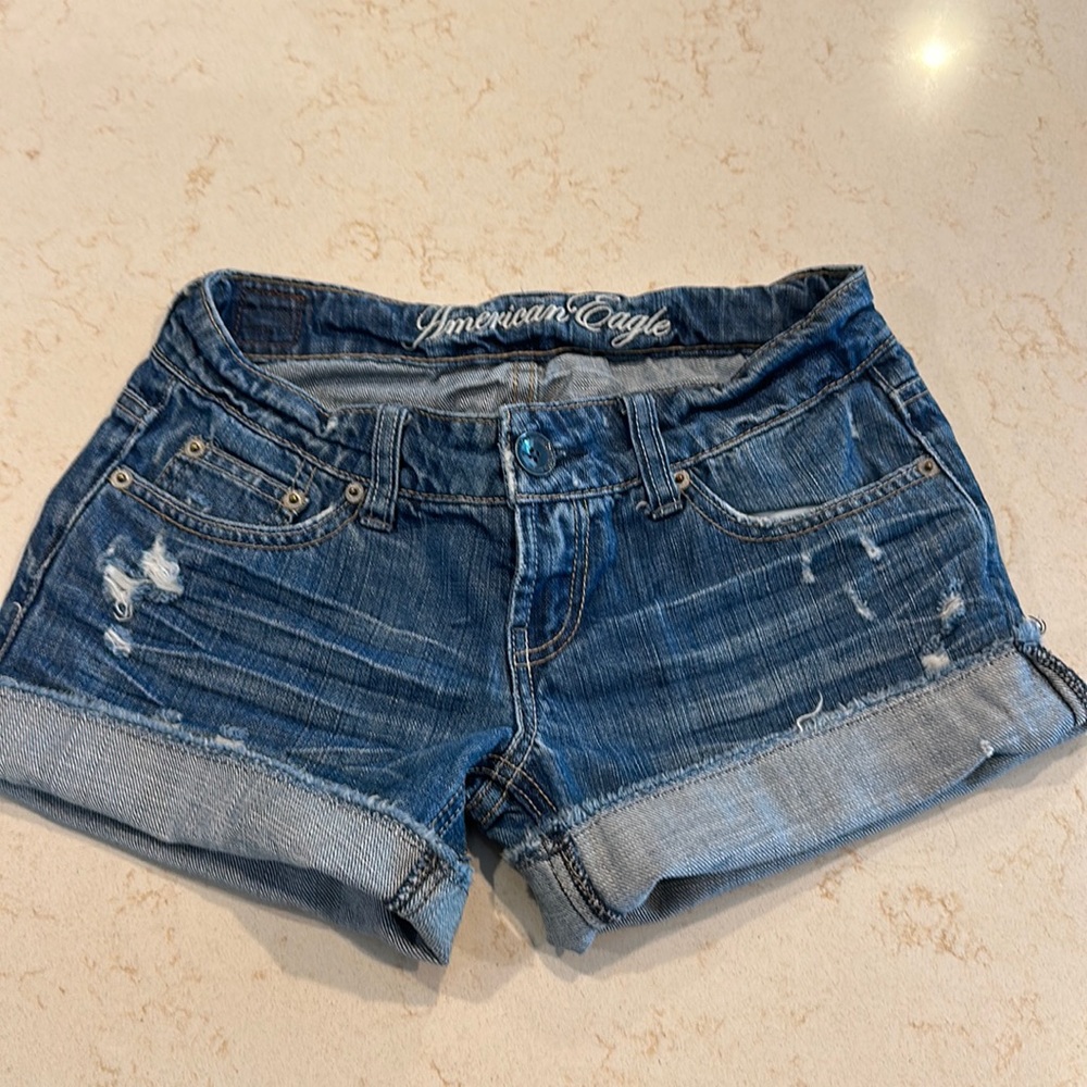 American eagle jean shorts